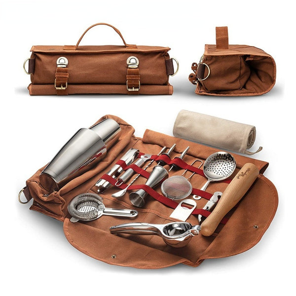 Professional Bartender Canvas Tool Bag